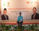 ASS III Setda Prov Riau Memberikan Sambutan Saat Hadiri Sharing Happiness Event Di Balai Pauh Janggi Gedung Daerah