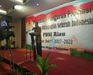 Pelantikan Pengurus PBSI Provinsi Riau 2017-2021