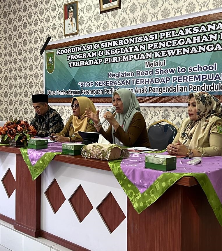 DP3AP2KB Provinsi Riau Sosialisasi Cegah Kekerasan Perempuan Dan Anak Di Lingkungan Sekolah