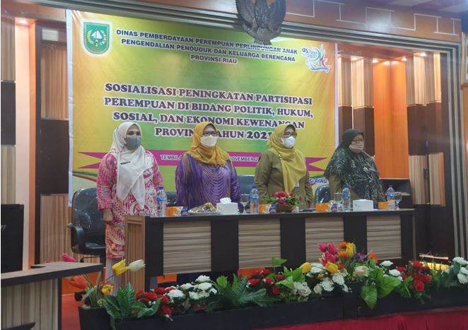 DP3AP2KB Provinsi Riau Tingkatkan Partisipasi Perempuan Di Bidang Politik, Hukum Sosial, dan Ekonomi Di Kabupaten Indragiri Hilir