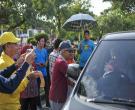 Dinkes Riau Dan KPA Gelar Aksi Simpatik Di Tugu Zapin Pada Peringatan Hari AIDS Sedunia