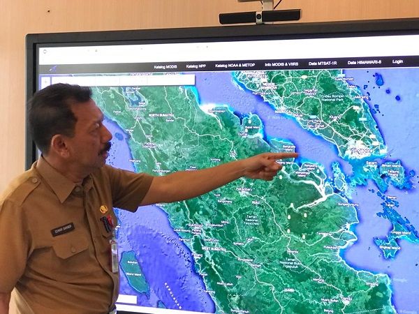 BPBD Riau Miliki Alat Canggih Untuk Pantau Karhutla 
