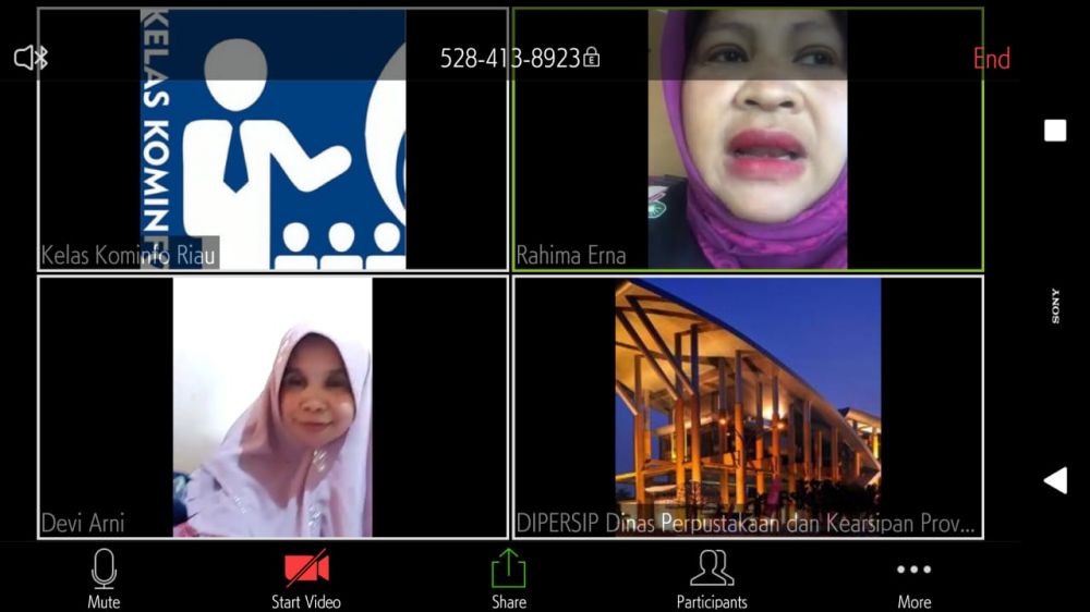 Dispersip Riau Peringati Hari Buku Sedunia Dengan Diskusi Online