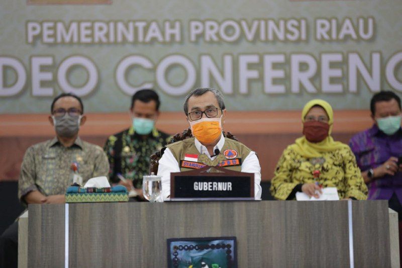 Gubri: Ada Empat Daerah Di Riau Masuk Transmisi Lokal