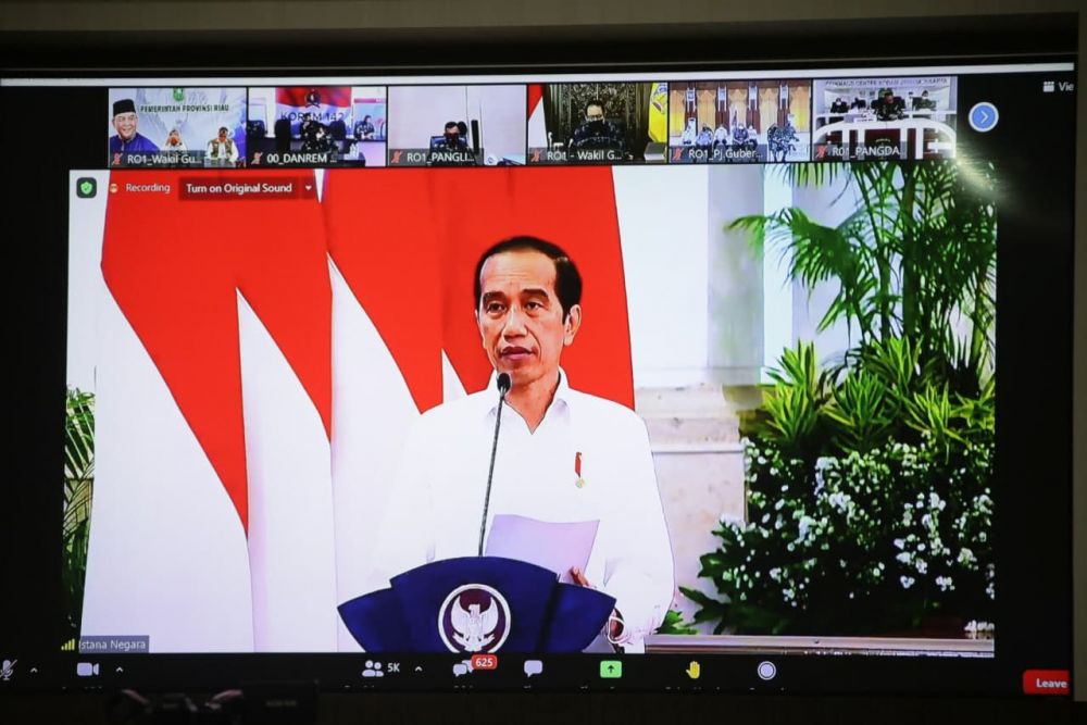 Jokowi Minta Covid-19 Jadi Momentum Perkokoh Ketanggungan Hadapi Bencana